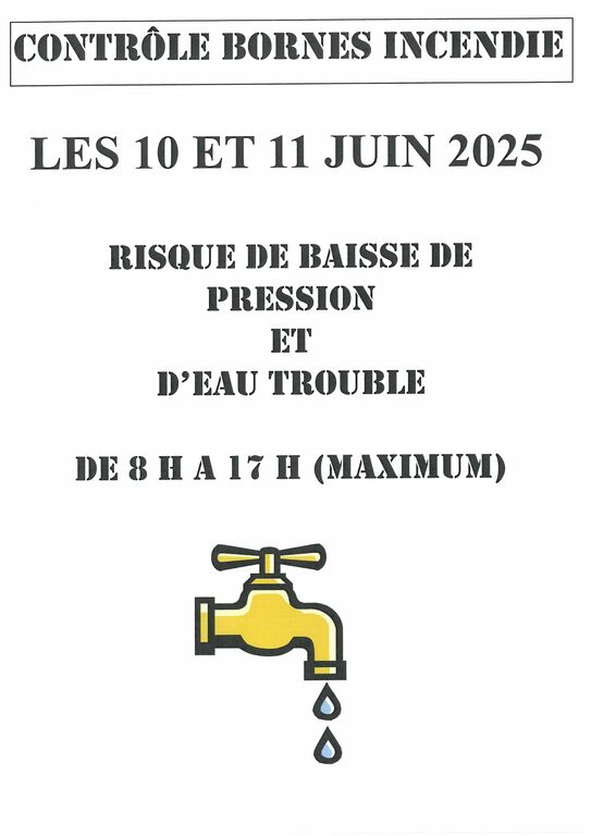 affiche controle bornes incendie
