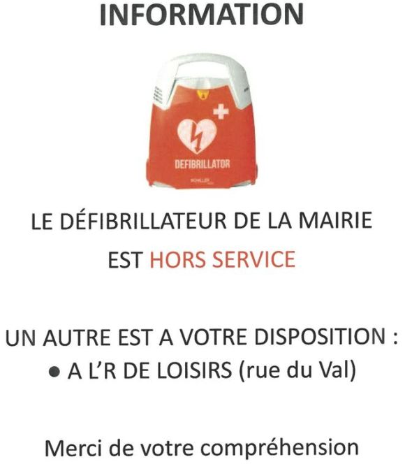 info defibrillateur